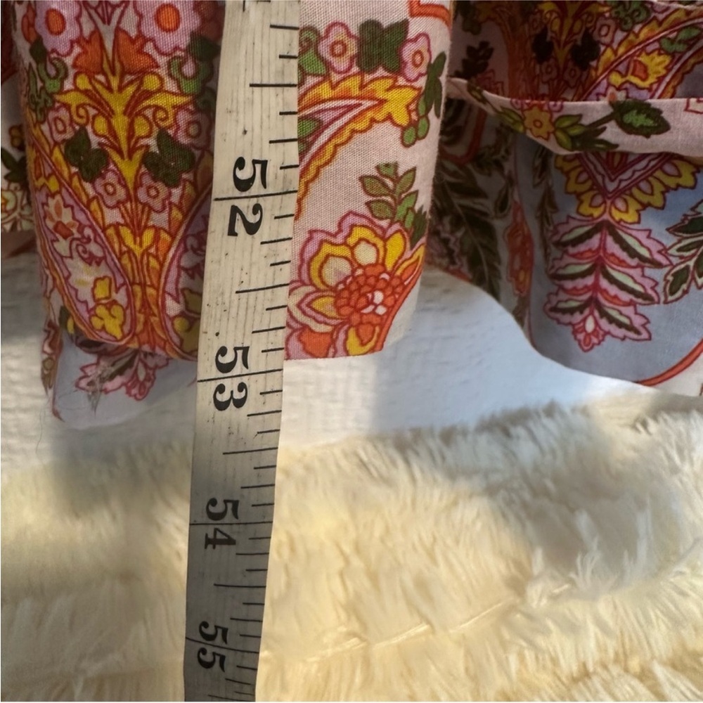TikTok Fave ❤️ Anthropologie Somerset Paisley Print Maxi Dress Blue Pink Green L - Picture 10 of 10